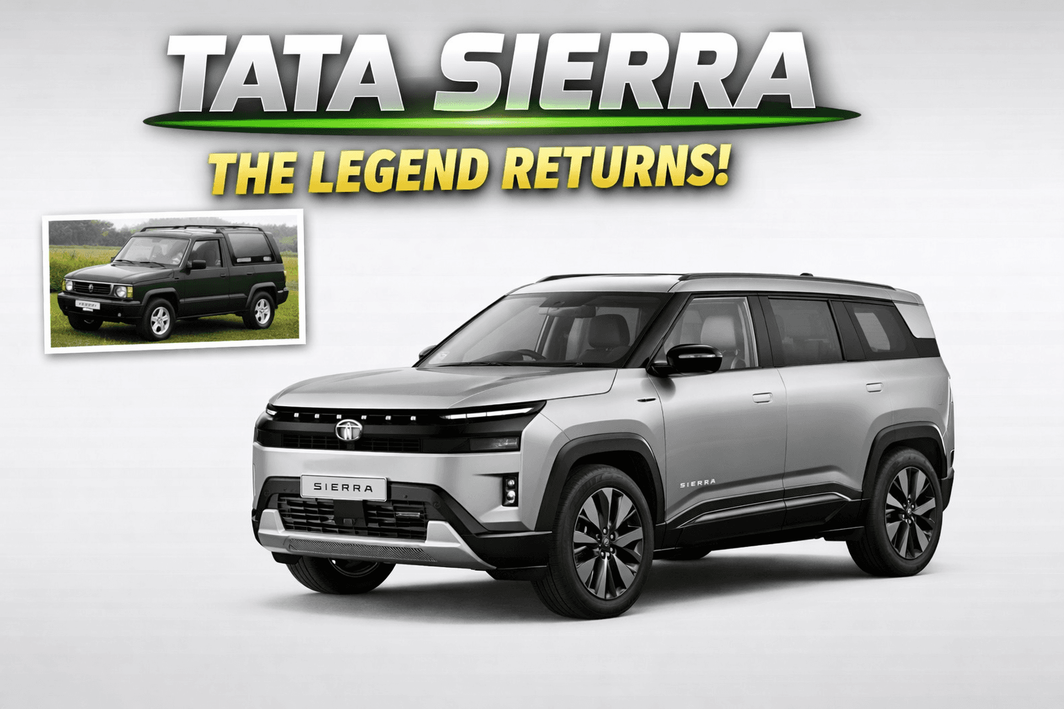 Cover Image for Tata Sierra Review 2025 – Expected Price, Features, Specs & Verdict